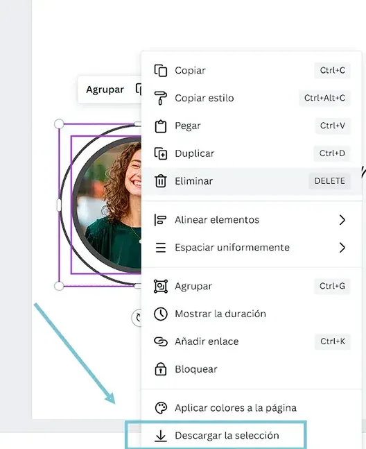 canva crear firma exportar