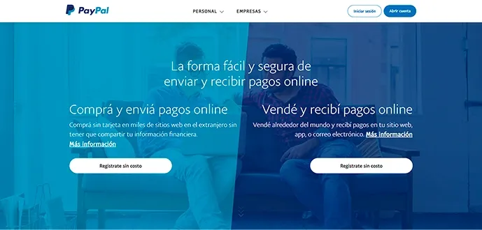 Paypal inicio