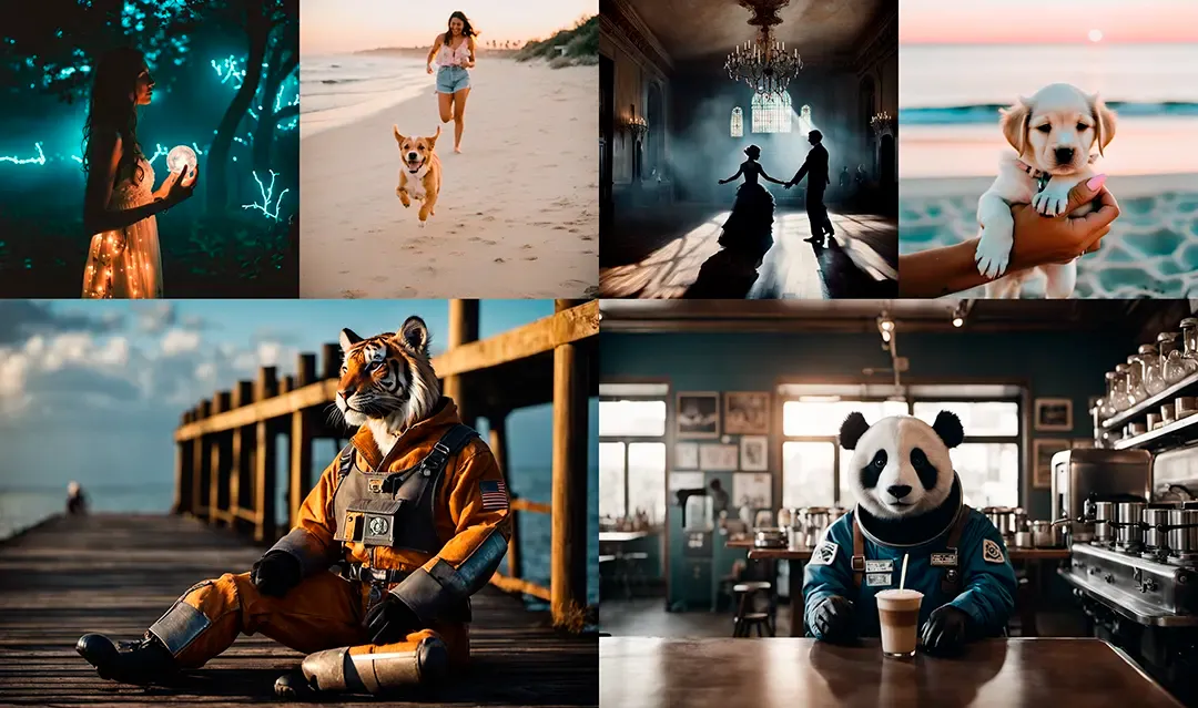 Imágenes generadas en stable diffusion